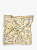 Aspinal Great British Season silk scarf multi 80x80cm - British product