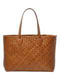 Aspinal of London woven leather tote tan large, UK version