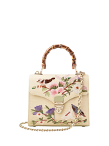 John Lewis Aspinal of London Mayfair Midi Embroidered Grab Bag, Multi- Buy online at McGrocer