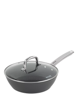 John Lewis Dojo Yumi Neverstick Non-Stick Saute Pan with Lid, 26cm- Buy online at McGrocer