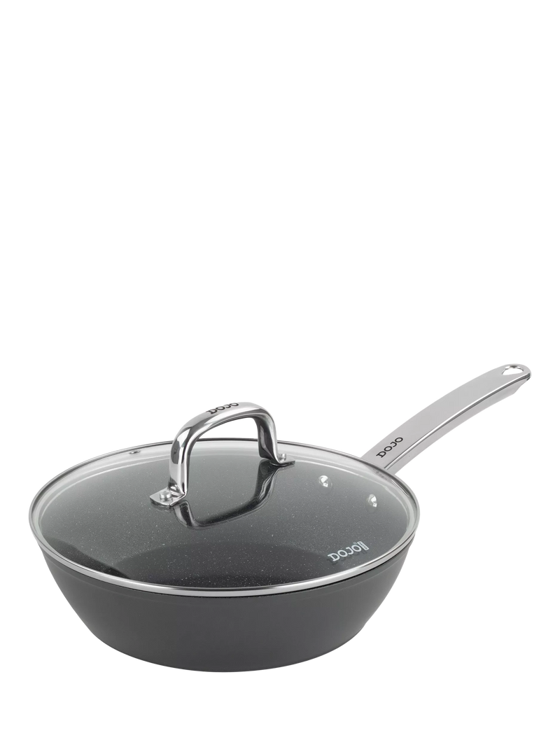 Dojo Yumi Neverstick Saute Pan with Lid 26cm - British product