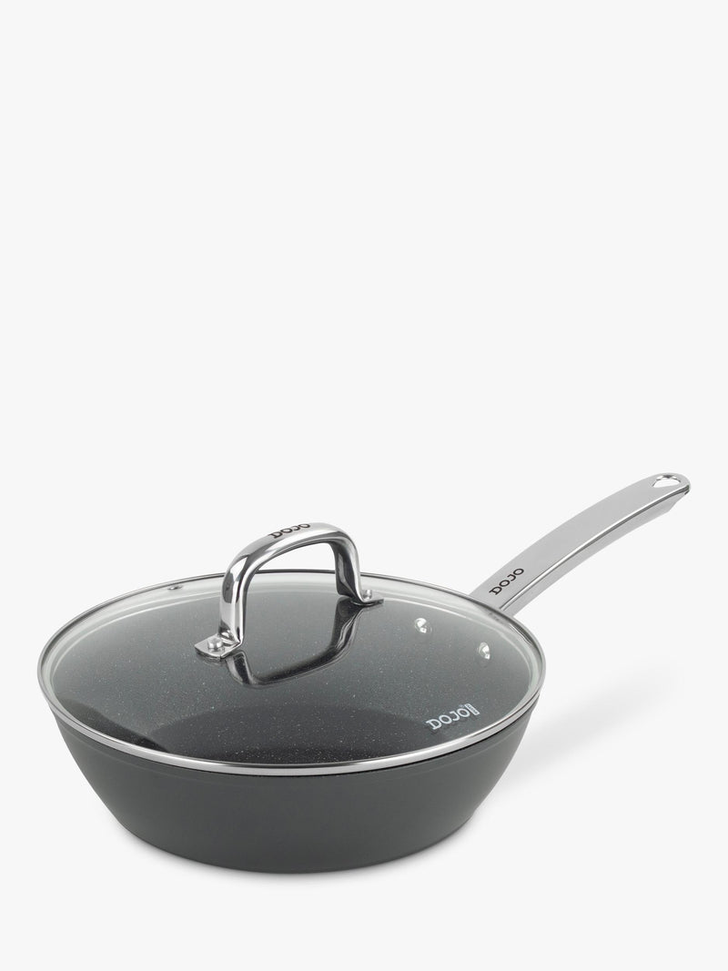 Dojo Yumi Neverstick Saute Pan with Lid 26cm - British product