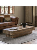 Gallery Direct Daly coffee table natural finish, imported from the UK
