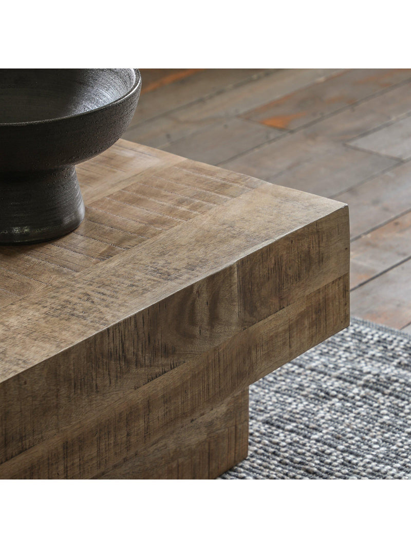 Gallery Direct Daly coffee table natural finish, imported from the UK