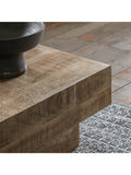 Gallery Direct Daly coffee table natural finish, imported from the UK
