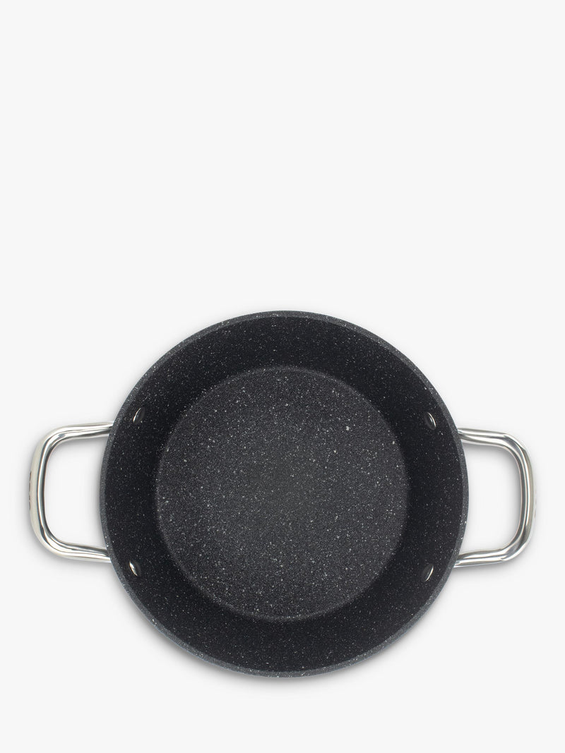 Dojo Yumi Neverstick non-stick casserole dish with lid 24cm - British product