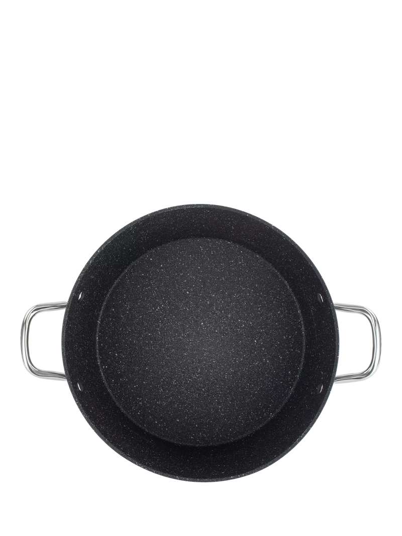 Dojo Yumi Neverstick casserole pot with lid, 32cm - British product