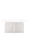 Gallery Direct Vermont Marble Coffee Table, White