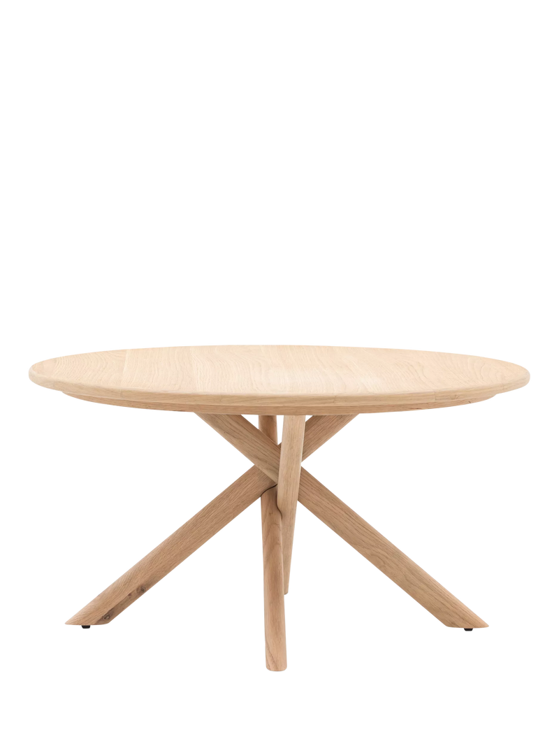 Gallery Direct Winslow coffee table natural round, UK version