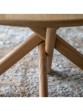 Gallery Direct Winslow coffee table natural round, UK version