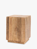 Gallery Direct side table in natural mango wood finish (British brand)