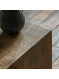Gallery Direct side table in natural mango wood finish (British brand)
