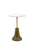 Gallery Direct Palmer side table dusk glass marble top UK version