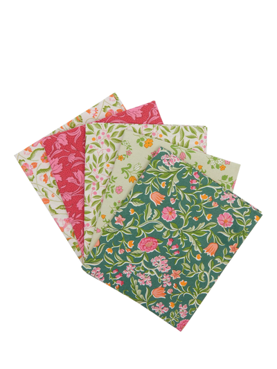 John Lewis Liberty Fabrics Craft Garden Collection Tapestry Trail Fat Quarters Pack of 5 Multi- Buy online at McGrocer