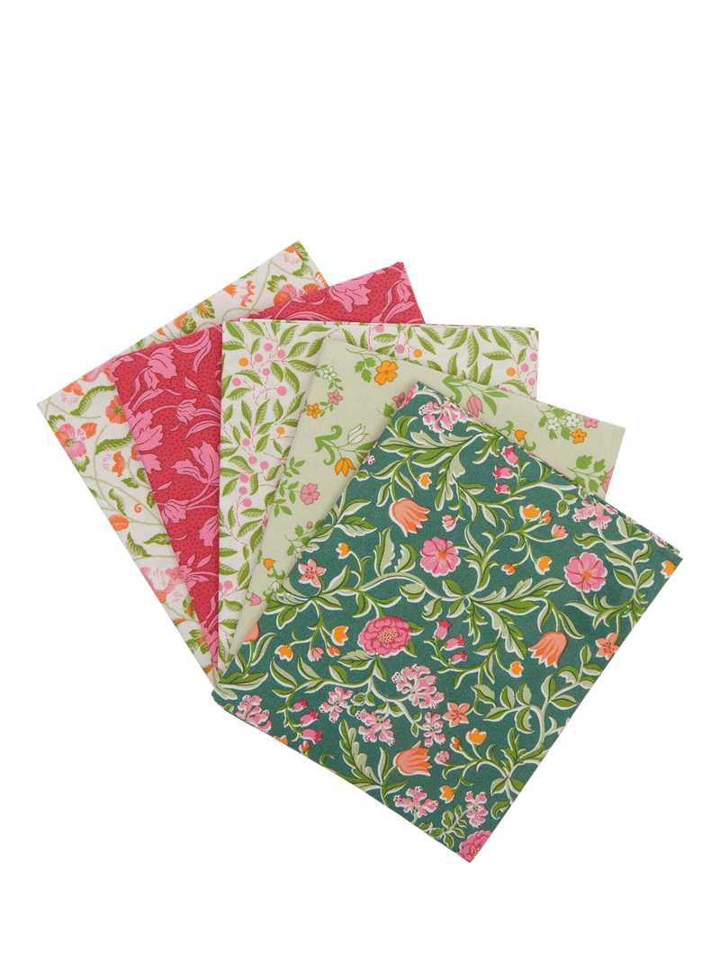 Liberty Fabrics Craft Garden fat quarters pack of 5 (British brand)