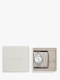 Michael Kors silver watch gift set Slim Runway, imported from the UK