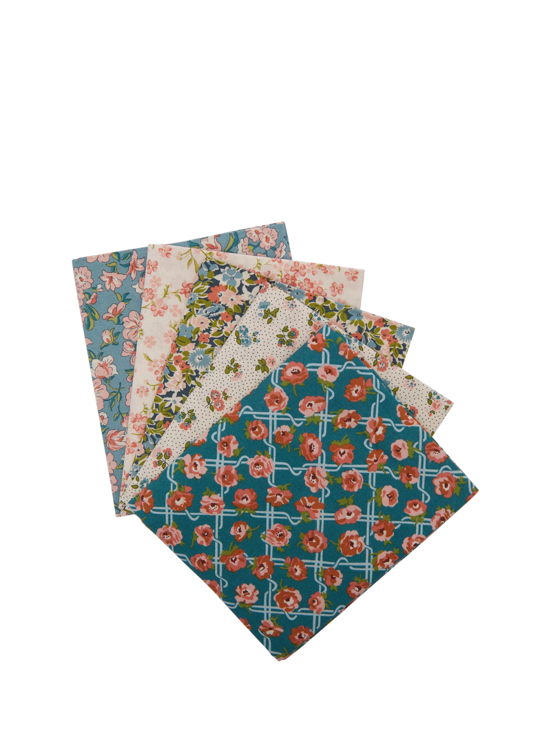 Liberty Fabrics floral fat quarters pack of 5 (British brand)