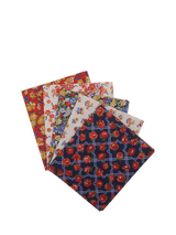 John Lewis Liberty Fabrics Floral Nostalgia Forget-Me-Not Trail Fabric Fat Quarters Pack of 5- Buy online at McGrocer