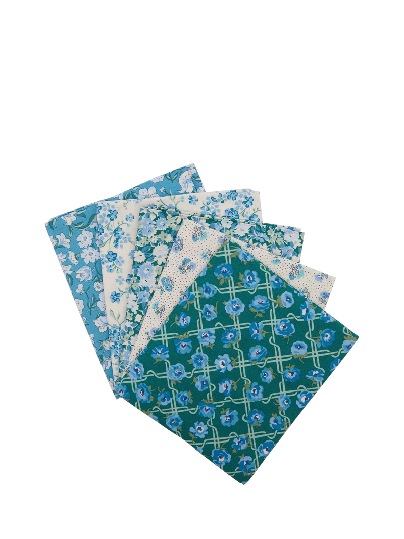 Liberty Fabrics Floral Nostalgia fat quarters pack of 5, UK version