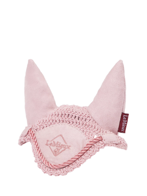 Toy Pony Fly Hood in Blossom with Suede Ears and Braiding Detail