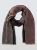 John Lewis wool scarf colour block design 70x180cm - British product