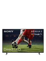 John Lewis Sony Bravia 3 LED HDR 4K Ultra HD Smart Google TV, 43 inch with Dolby Atmos, Black- Buy online at McGrocer