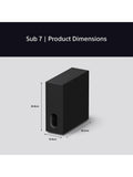 Sony Bravia Theatre Sub 7 wireless subwoofer black - British product