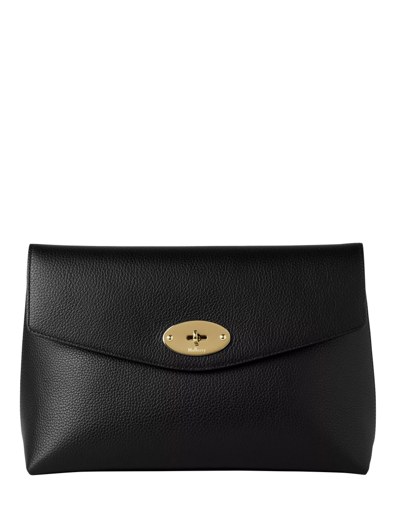 Mulberry Darley Classic Grain Large Cosmetic Pouch