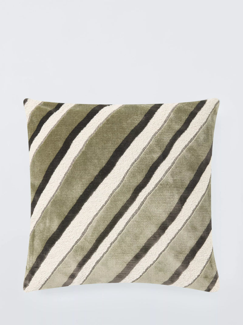 John Lewis oblique stripe cushion 50x50cm, imported from the UK