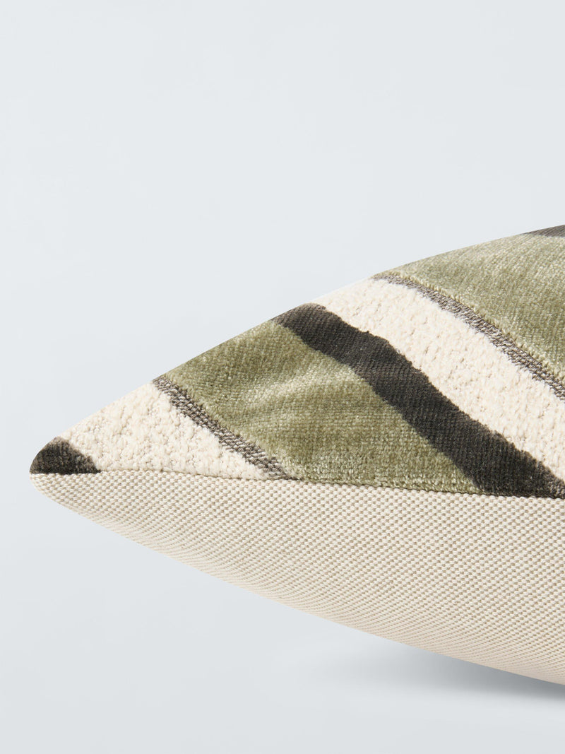 John Lewis oblique stripe cushion 50x50cm, imported from the UK