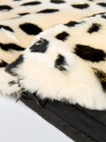 John Lewis sheepskin footmuff leopard spot, imported from the UK