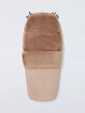 John Lewis sheepskin footmuff taupe, UK version