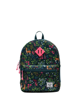 John Lewis Herschel Supply Co. Kids' Heritage Printed Backpack, Woodland/Sea, 15L- Buy online at McGrocer