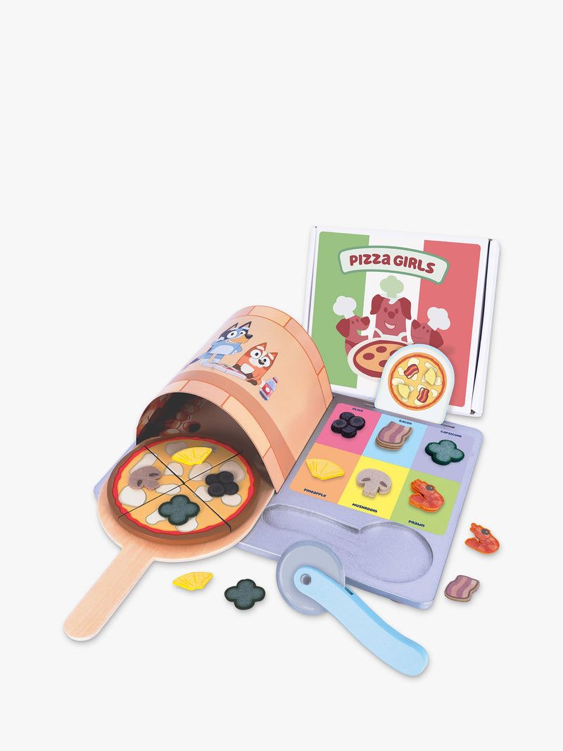 Bluey Wooden Pizza Set wooden toy (British brand)