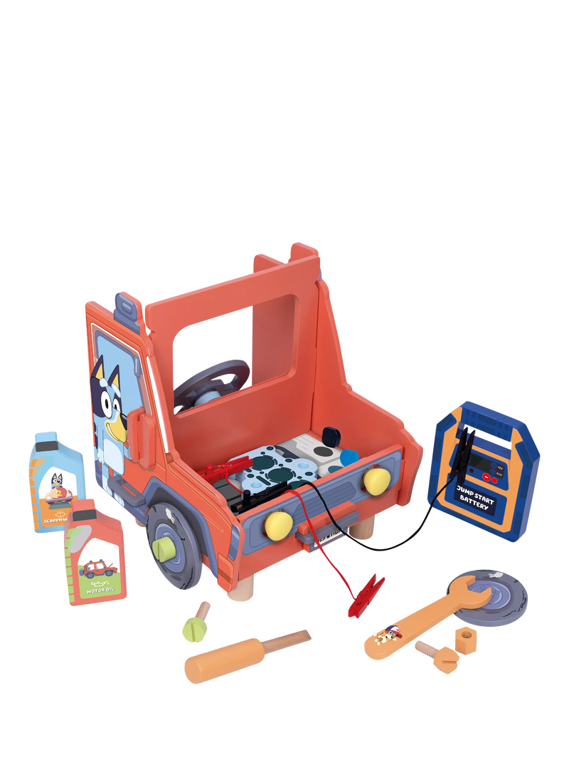 Bluey Doodad Mechanic Set wooden toy (British brand)