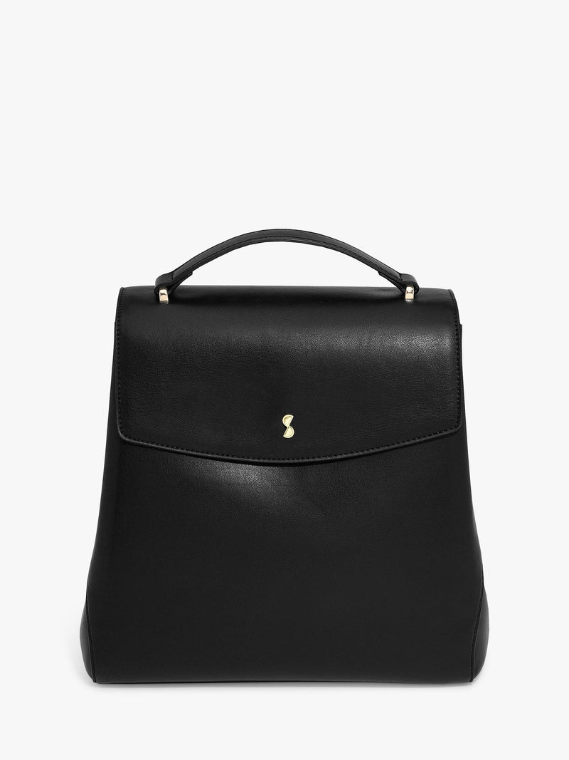 Stackers small faux leather backpack with multiple compartments (British brand)