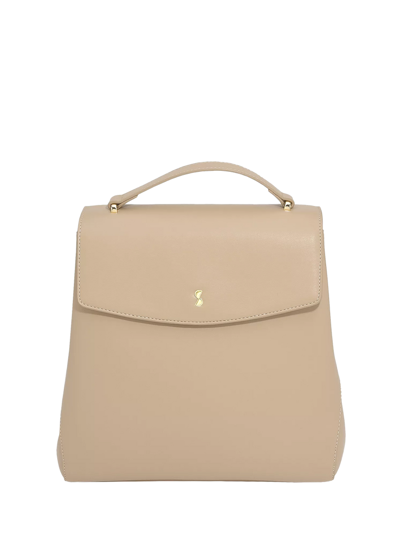 Stackers small faux leather backpack with multiple compartments (British brand)
