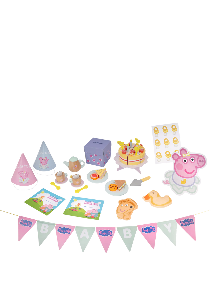 Peppa Pig baby shower set (British brand)