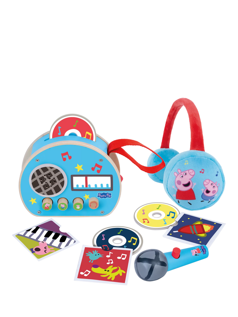 Peppa Pig Music Player with microphone and headphones - British product