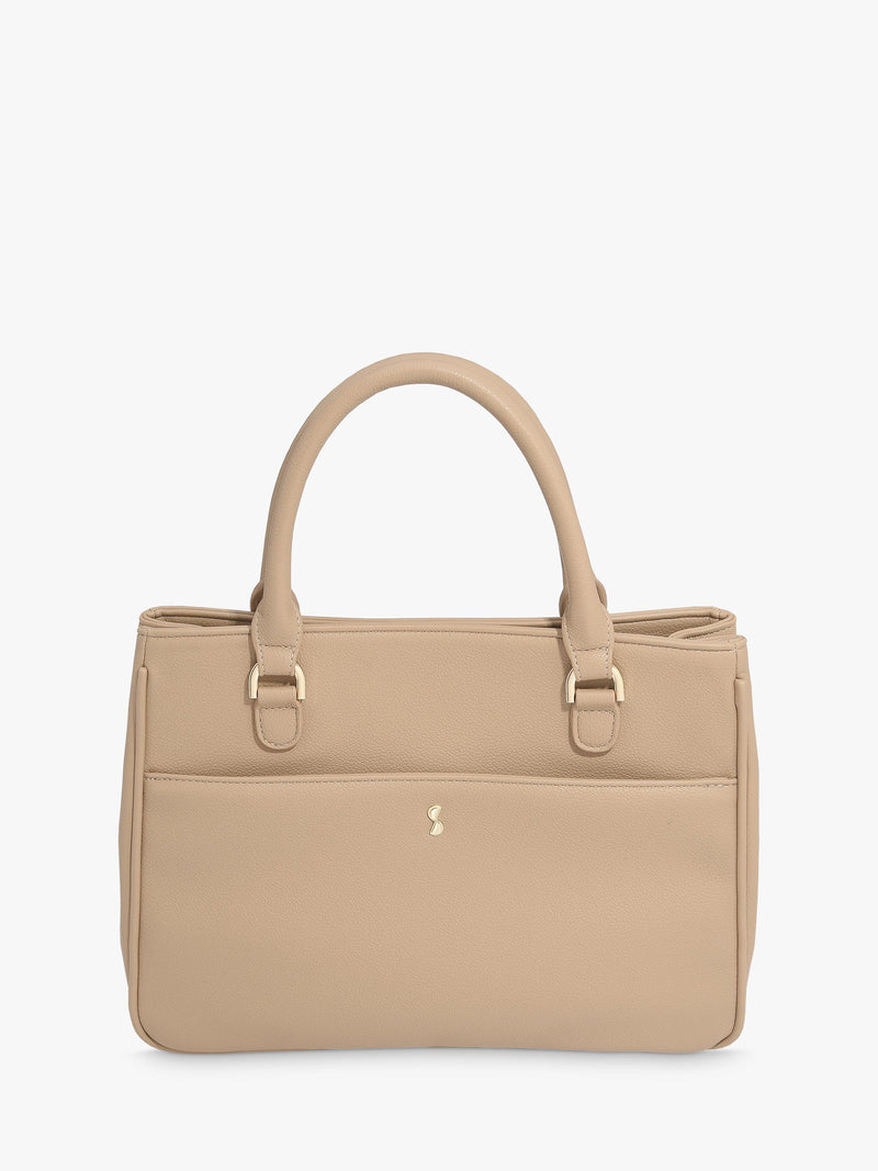 Stackers faux leather small handbag Camel - British product