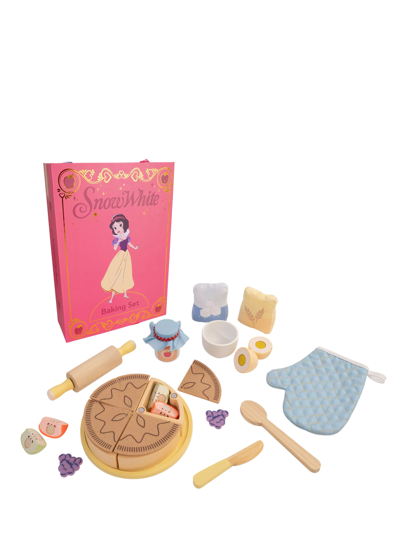 Disney Snow White baking set wooden pie and book, imported from the UK