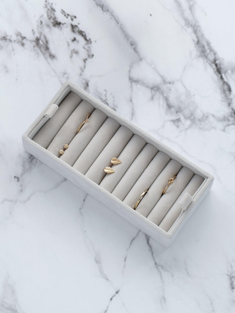 Stackers faux leather classic jewellery box, UK version