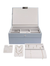 John Lewis Stackers Faux Leather Classic Jewellery Box Set- Buy online at McGrocer