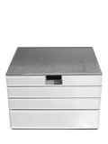 Stackers 4 layer glass jewellery box Ombre Graphite, UK version