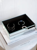 Stackers 4 layer glass jewellery box Ombre Graphite, UK version
