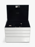 Stackers 4 layer glass jewellery box Ombre Graphite, UK version
