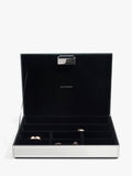 Stackers 4 layer glass jewellery box Ombre Graphite, UK version