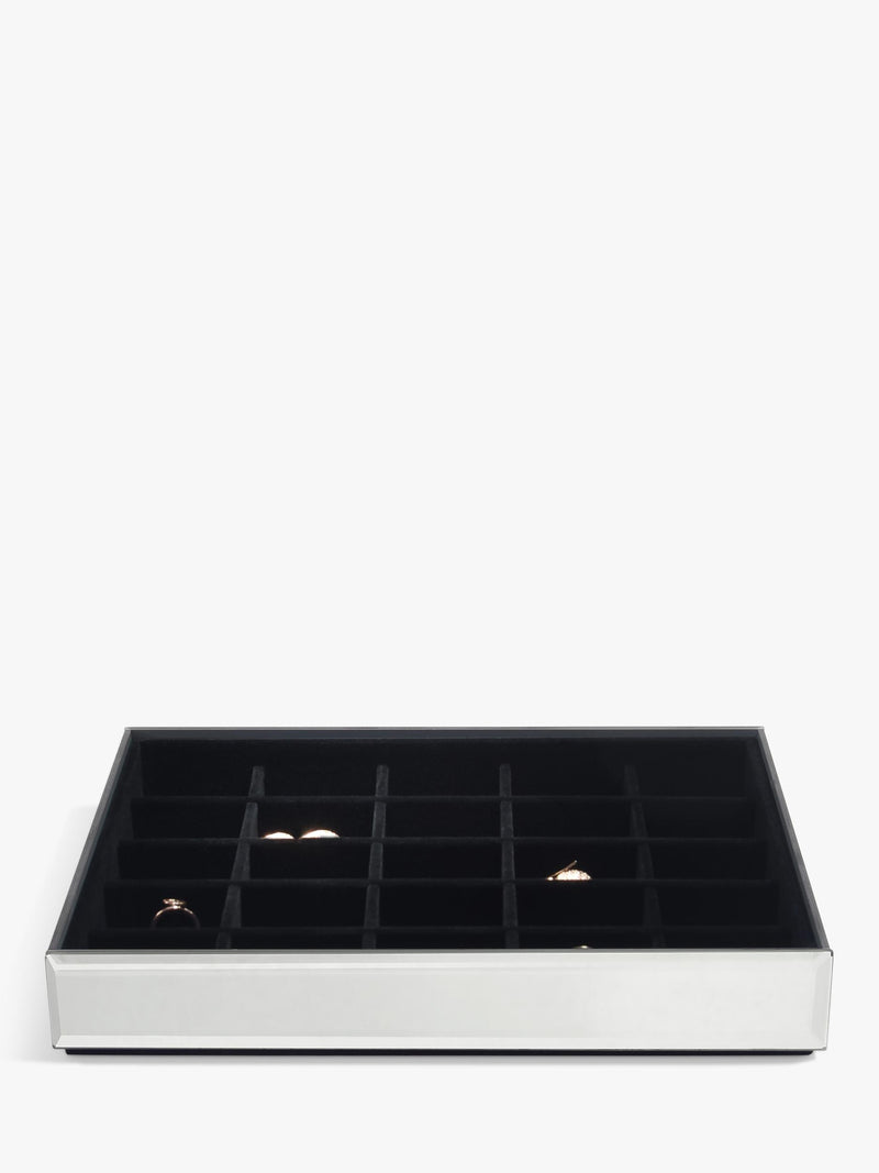 Stackers 4 layer glass jewellery box Ombre Graphite, UK version