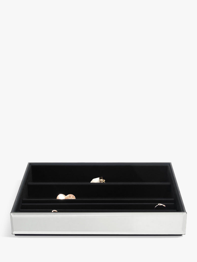Stackers 4 layer glass jewellery box Ombre Graphite, UK version