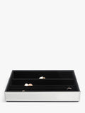 Stackers 4 layer glass jewellery box Ombre Graphite, UK version